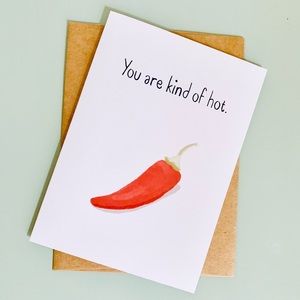 You are kind of Hot - Greeting Card Set - 2 Pack